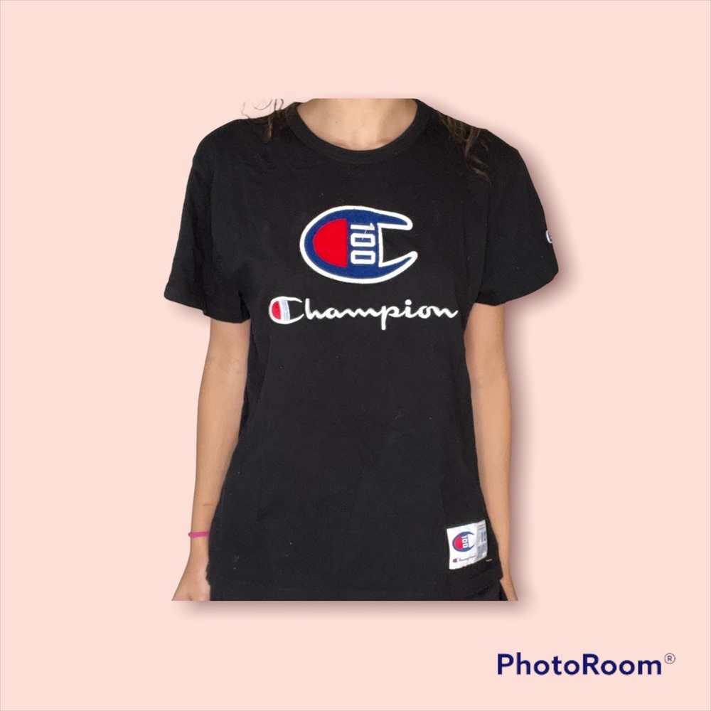 black champion t shirt